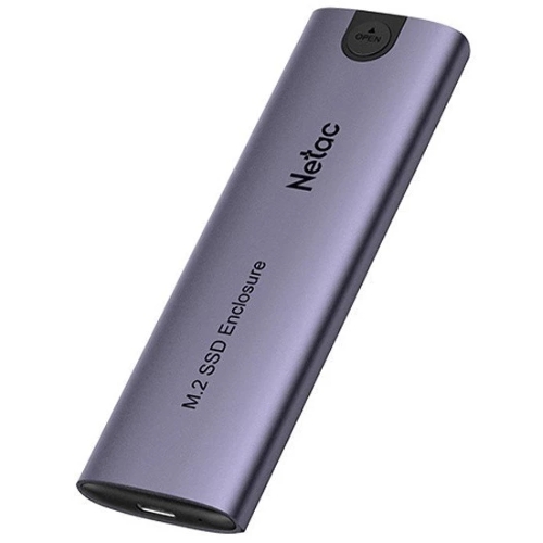 Внешний корпус для SSD Netac WH51 External SSD Case M.2 NVMe/SATA, with A to C cable, Aluminum