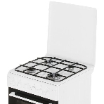 Плита газовая Cezaris ПГ 2150-10 белый, конфорок 4 шт, духовка 43 л, 51 см x 85 см x 55 см
