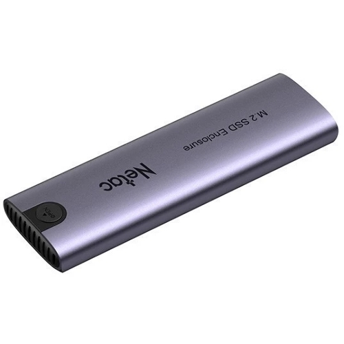 Внешний корпус для SSD Netac WH51 External SSD Case M.2 NVMe/SATA, with A to C cable, Aluminum