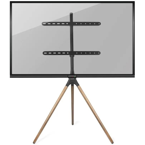 Кронштейн Kromax OMEGA-11 черный/деревянный, 3 шт/уп, Стойка-тренога, для 1 TV 32"-70", max вес 35 кг, пов. ±180°, высота 1385 мм, max VESA 600x400 мм
