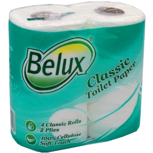 Туалетная бумага АРТПЛАСТ (СГТ07989) 2 сл х 4 рул - BELUX CLASSIC - Россия