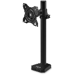 Кронштейн для мониторов ЖК Buro M3 черный 15"-27" (17"-32") макс.9кг крепление к столешнице поворот и наклон