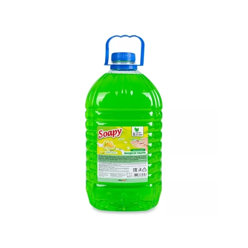 Жидкое мыло "Soapy" Light "Зеленая дыня" 5 л. Clean&Green CG8230