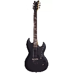 Электрогитара SCHECTER DEMON S-II ABSN - электрогитара 6-струнная, 24 лада, корпус: липа, гриф клен, накладка венге, на болтах, звукосниматели: HH, Schecter Diamond Active HB-105S, регулировки громкость, тон, 3х позиционный переключатель, Цвет: Aged Bla