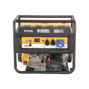 Электрогенератор бензиновый Denzel PS 70 EA, 7 кВт, 85 дБ, 88 кг