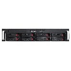 Серверный корпус ExeGate Pro 2U550-HS08 RM 19", высота 2U, глубина 550, БП 1U-500ADS, 8xHotSwap, USB