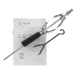 Плита Газовая De Luxe 5040.40г (кр) ЧР-012 серый (стеклянная крышка) реш.чугун