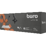 Кронштейн для мониторов ЖК Buro M8 черный 15"-32" макс.7кг крепление к столешнице поворот и наклон