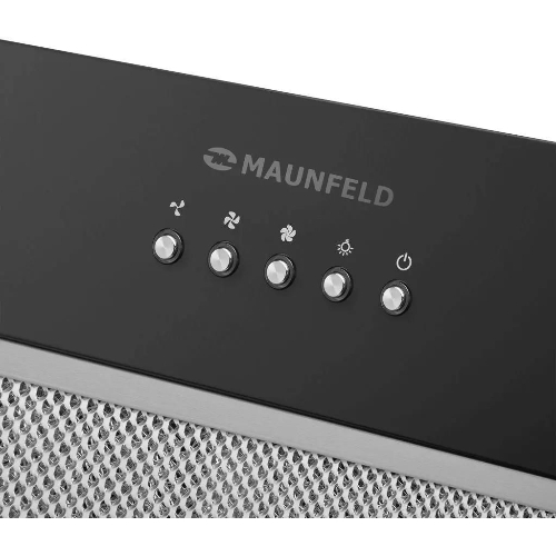 Вытяжка встраиваемая Maunfeld Trapeze 602M черный, 60 см, 1150 куб. м/ч, 54 дБ