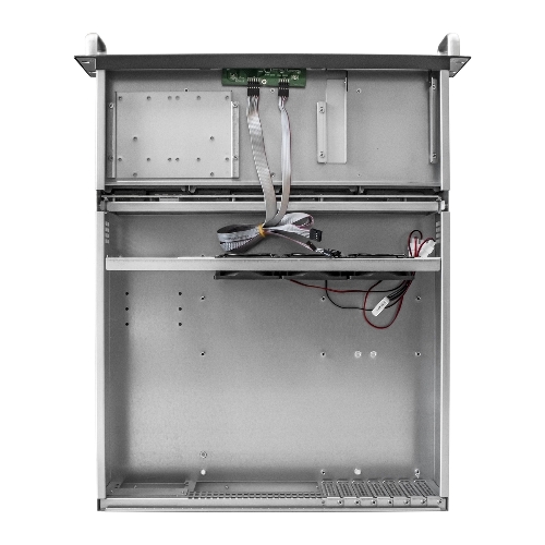 Серверный корпус ExeGate Pro 2U550-HS08 RM 19", высота 2U, глубина 550, БП 1U-500ADS, 8xHotSwap, USB