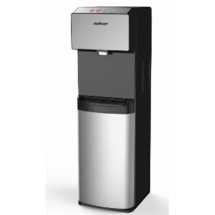 Кулер для воды Hotfrost V450ASM, нижняя загрузка, нагрев 90 °С, охлаждение 10 °С, черный/серебристый