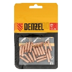 Токосъемный наконечник под проволоку Denzel 1,2 мм, М5х24, E-CU, 20 шт для MIG горелки тип 15