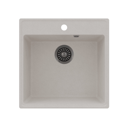 Кухонная мойка Maunfeld Perla 505 MFQS-505W кремовый