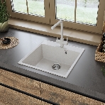Кухонная мойка Maunfeld Perla 505 MFQS-505W кремовый