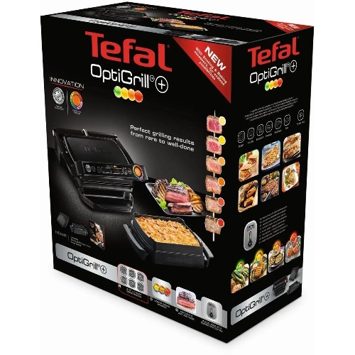 Гриль электрический Tefal GC714834, черный