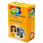 Точилка для карандашей ручная Silwerhof Savanna Солнечная коллекция, 1 отверстие, пластик, ассорти, коробка