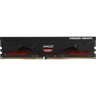 Оперативная память AMD Radeon R9, DDR4, 16GB (1x16GB), 3200MHz, CL16, DIMM, с радиатором, черный