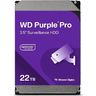 Жесткий диск Western Digital Purple PRO WD221PURP 22Tb 3.5" 7200 RPM 512MB SATA-III All Frame AI для систем видеонаблюдения