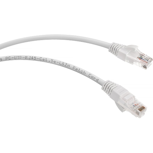 Шнур комм. Cabeus, Cat.5e, неэкр., U/UTP, RJ45/RJ45, PVC, AWG24, 0.3м, красный