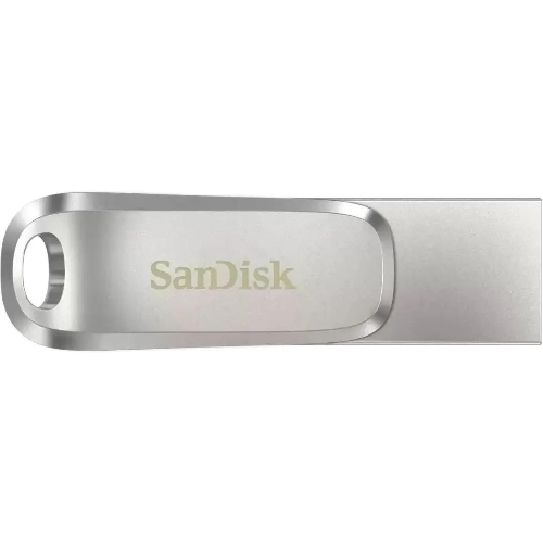 Флешка USB Sandisk Ultra Dual Luxe (SDDDC4-032G-G46), 32Gb, USB 3.2 Gen 1/Type-C, R/W 150/40, серебристый
