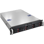 Серверный корпус Exegate EX281290RUS Pro 2U550-HS08 <RM 19", высота 2U, глубина 550, БП 1U-600ADS, 8xHotSwap, USB>