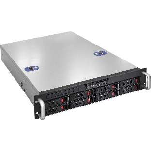 Серверный корпус Exegate EX281290RUS Pro 2U550-HS08 <RM 19", высота 2U, глубина 550, БП 1U-600ADS, 8xHotSwap, USB>