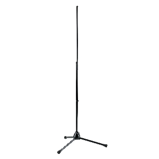 Прямая микрофонная стойка K&M 20130-300-55 высота 900 до 1605 мм, укороченные ножки, материал стойки - сталь, цвет черный