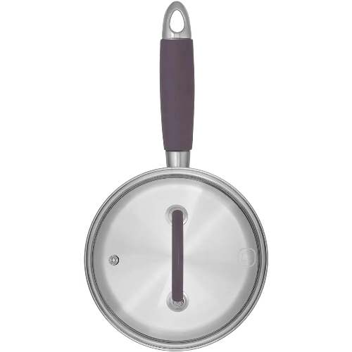 Ковш Rondell Akzent RDS-1386, 1.3 л, с крышкой, стальной