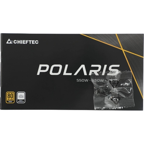 Блок питания Chieftec Polaris PPS-750FC, 750Вт, 80 PLUS Gold, 120мм, модульный, черный