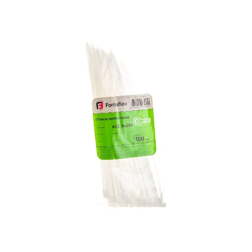 Стяжки нейлоновые Fortisflex 49402 КСС 5x250 (б) (100 шт.)