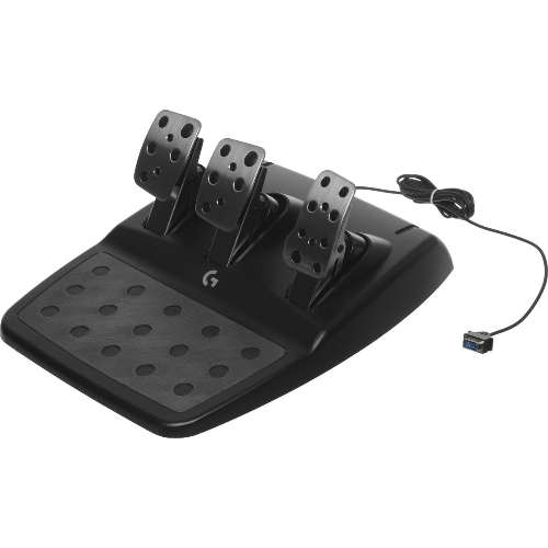 Руль Logitech G923 10кноп. (с педалями) черный