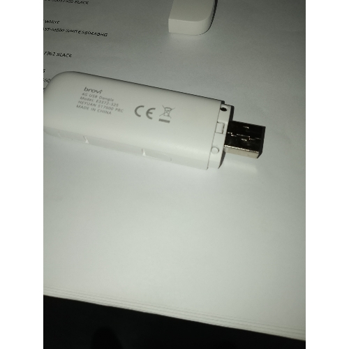 (Б/У) 3G/4G USB Модем BROVI WHITE E3372-325 51071UYB [Cм.описание!]