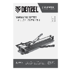 Плиткорез Denzel 600х14мм, цельнометал. напр., каретка на подш., стальная станина, рукоятка-пенал