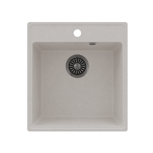 Кухонная мойка Maunfeld Perla 460 MFQS-460W кремовый