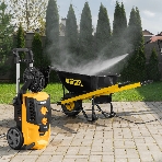 Моечная машина высокого давления Denzel R-180D, 2200 Вт, 180 бар, 380 л/ч, с барабаном