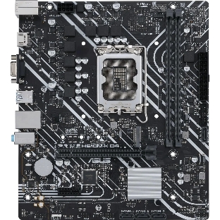 Материнская плата ASUS PRIME H610M-K D4, LGA 1700, Intel H610, 2xDDR4, 4xSATA, 1xM.2, 1xPCIe 4.0 x16, 1xPCI, 1xHDMI, 1xVGA, 1x 1Gb LAN, 2xUSB-A 2.0, 2xUSB-A 3.2 Gen 1, 3x3.5 мм, 7.1, mATX