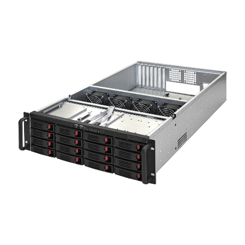 Серверный корпус ExeGate Pro 3U660-HS16 (RM 19", высота 3U, глубина 660, БП 2U-920ADS,16xHotSwap, USB)