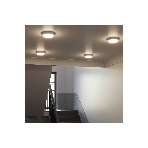 Светильник светодиодный Gauss ECO IP65 D140x51 8W 680lm 4000K ЖКХ круглый с оптико-акустическ. сенс.