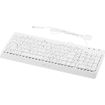 Клавиатура проводная A4Tech Fstyler FK15, USB, белый