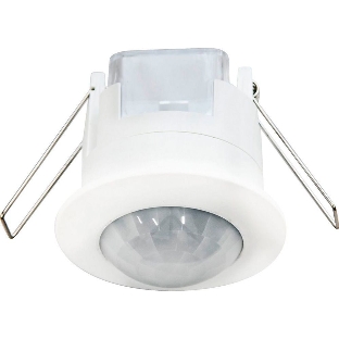 Датчик движения и освещенности Feron 230V 1200W 6m 360° белый SEN86