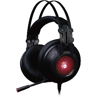Гарнитура Bloody G525 чёрный, проводная, подсветка
