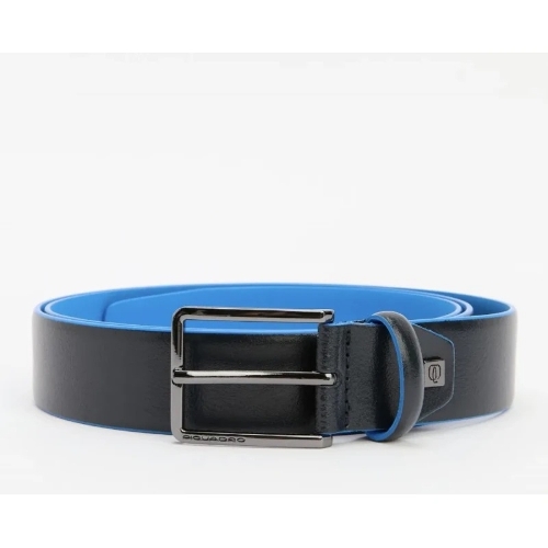 Ремень мужской Piquadro Blue Square CUBOX15B2R/BLU2, синий, натур.кожа