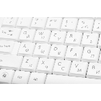 Клавиатура проводная A4Tech Fstyler FK15, USB, белый