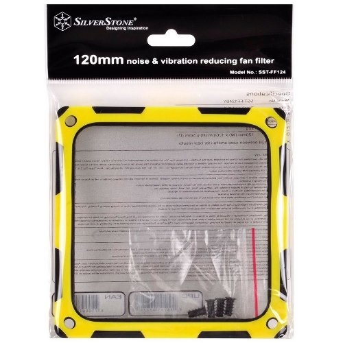 Сменный фильтр Silverstone SST-FF124BY 120-мм вибропоглощающий силиконовый фильтр вентилятора