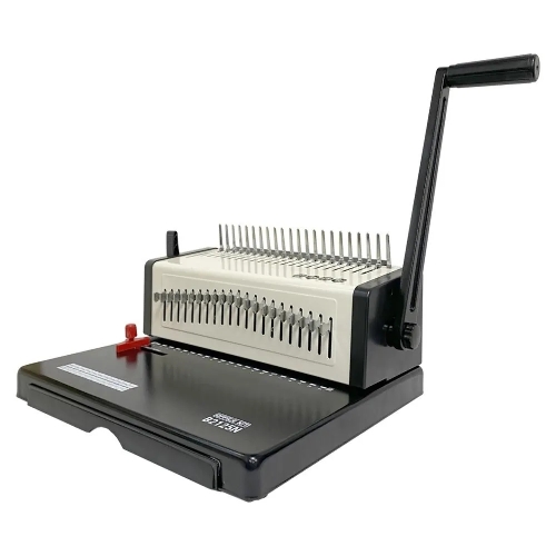 Переплетчик Office Kit B2125N A4/перф.23л.сшив/макс.500л./пластик.пруж. (4.5-51мм)