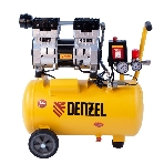 Компрессор Denzel DLS950/24 безмаслянный малошумный 950 Вт, 165 л/мин,ресивер 24 л