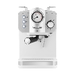 Кофеварка рожковая Maunfeld MF-735WH PRO белый, исп. кофе - молотый, 1.25 л, 1100 Вт, 15 бар