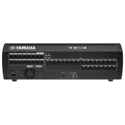 Микшер Yamaha TF3 ZG70960 цифровой, 24 аналоговых XLR/TRS MIC/LINE + 2 аналоговых RCA стерео линейных входа, 16 аналоговых XLR выходов, 25 моторизированных фейдера, 48 входных микшируемых каналов, USB 2.0