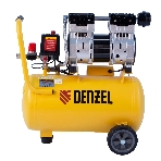 Компрессор Denzel DLS950/24 безмаслянный малошумный 950 Вт, 165 л/мин,ресивер 24 л
