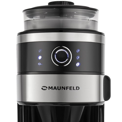 Кофеварка капельная Maunfeld MF-731BK черный, исп. кофе - зерновой/молотый, 0.83 л, 820 Вт.